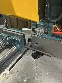 Cold saw, from the workshop.