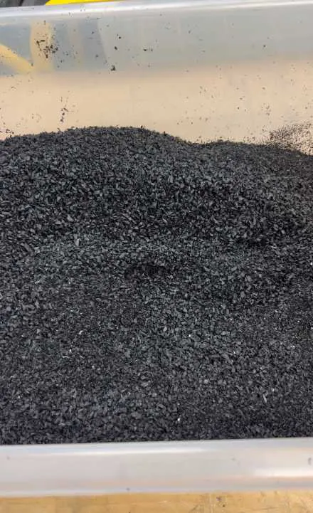 Material process photograph from the Shio fabrication sequence.